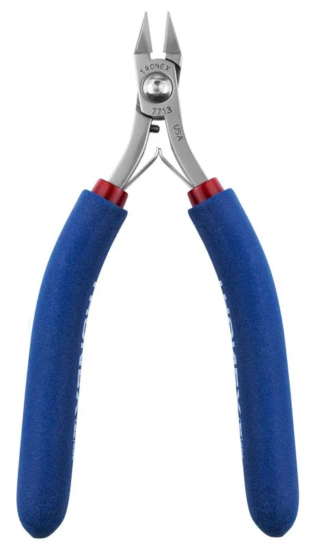 Tronex 7713 Extra Long Large Tapered Head Razor-Flush Carbon Steel Cutter with Long Ergonomic Handles, 5.7" OAL