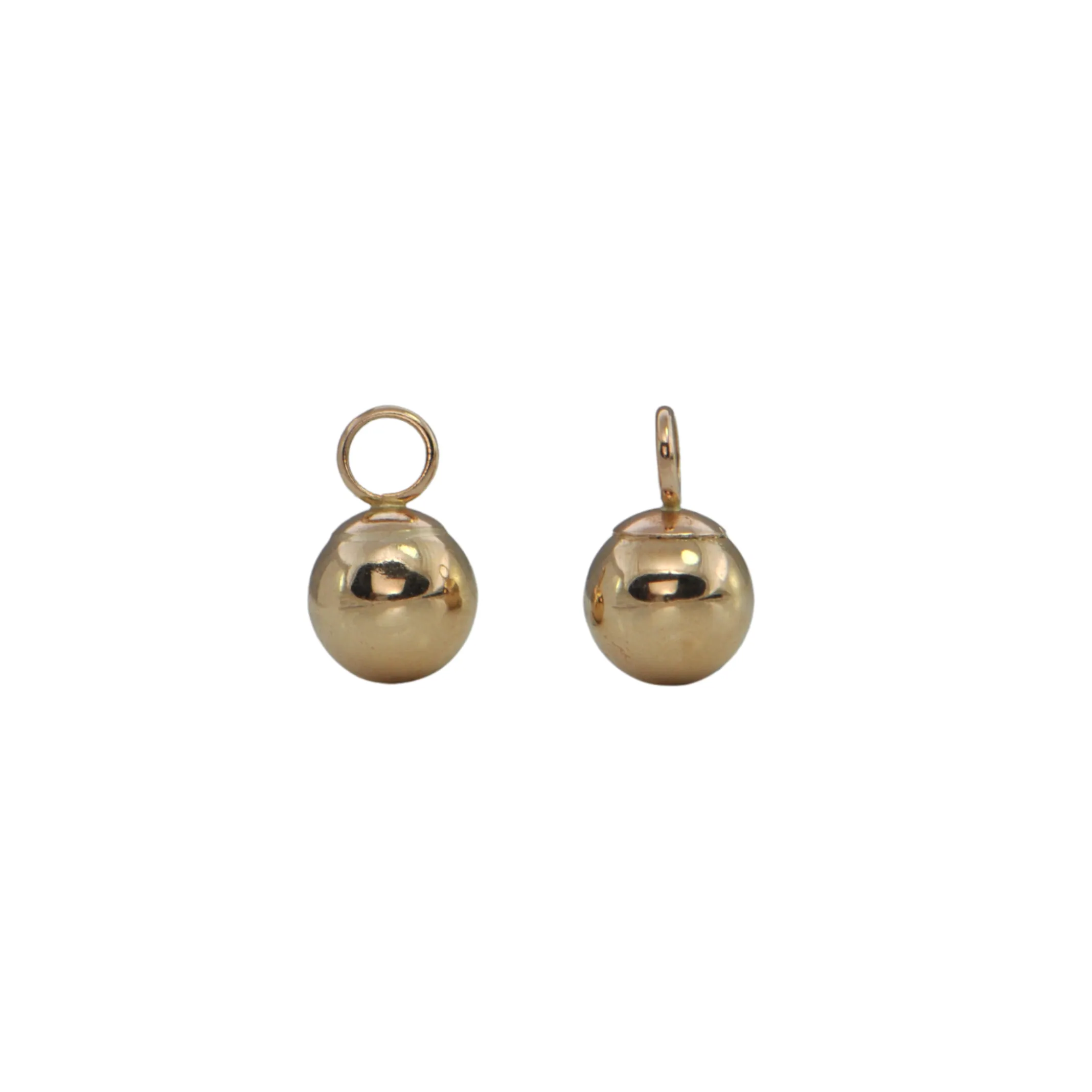 Vintage 14k Gold Ball Earring Enhancers