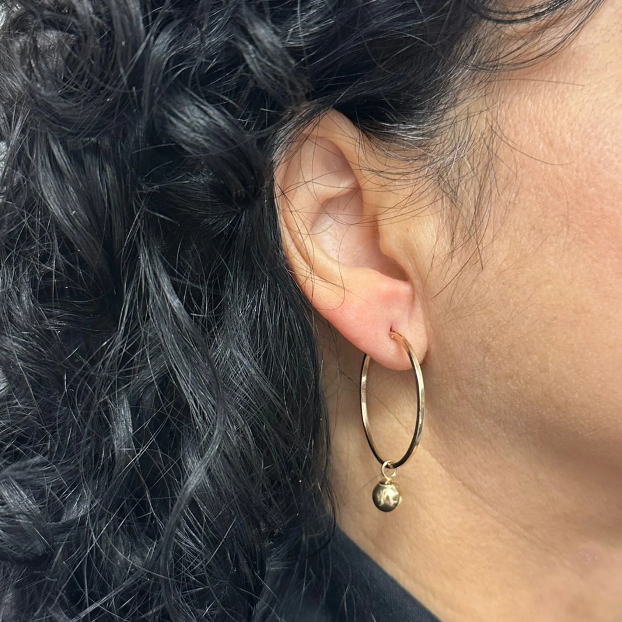 Vintage 14k Gold Ball Earring Enhancers