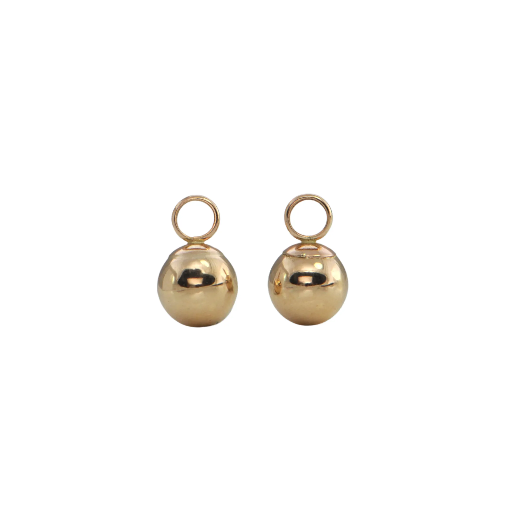 Vintage 14k Gold Ball Earring Enhancers