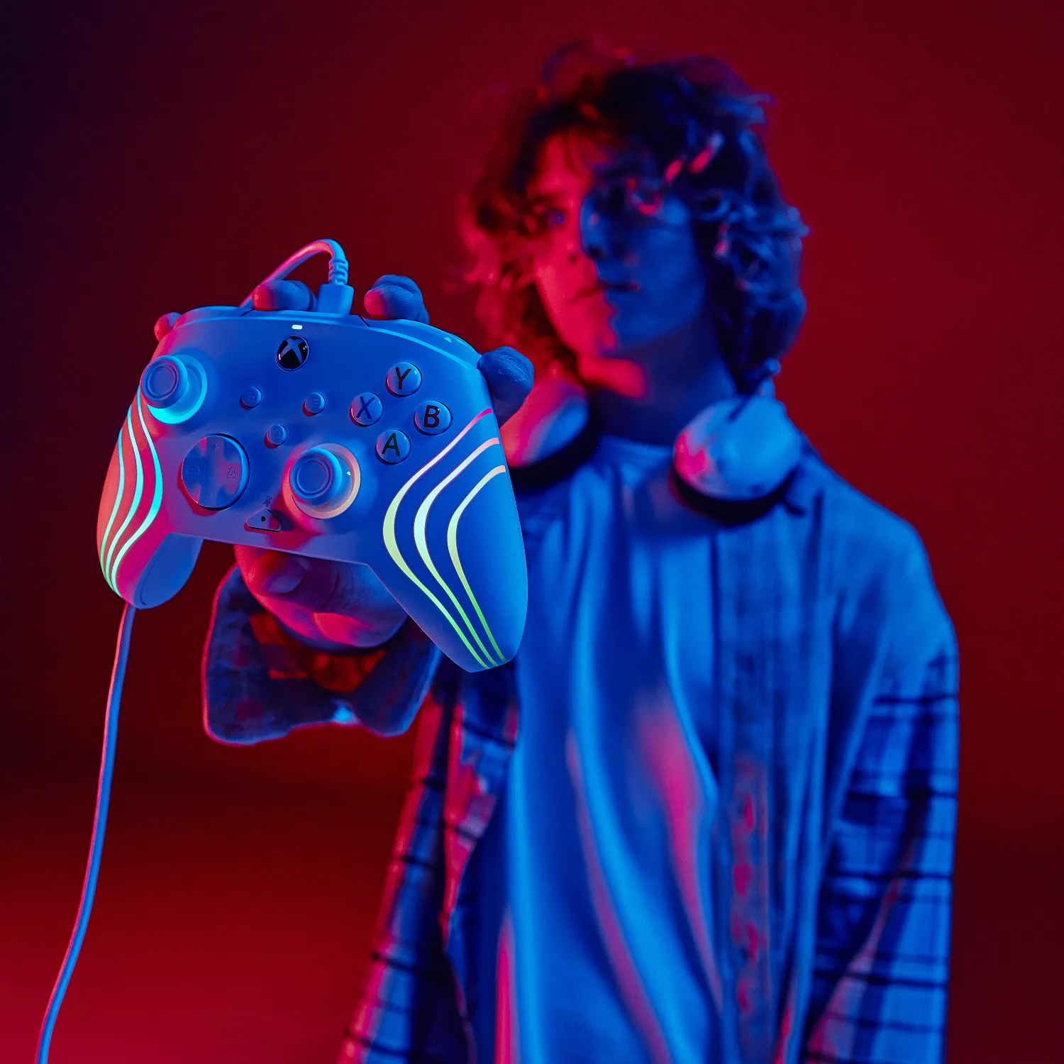 Xbox Series X|S & PC White Afterglow Wave Controller