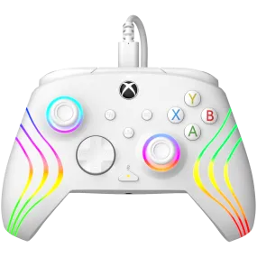 Xbox Series X|S & PC White Afterglow Wave Controller