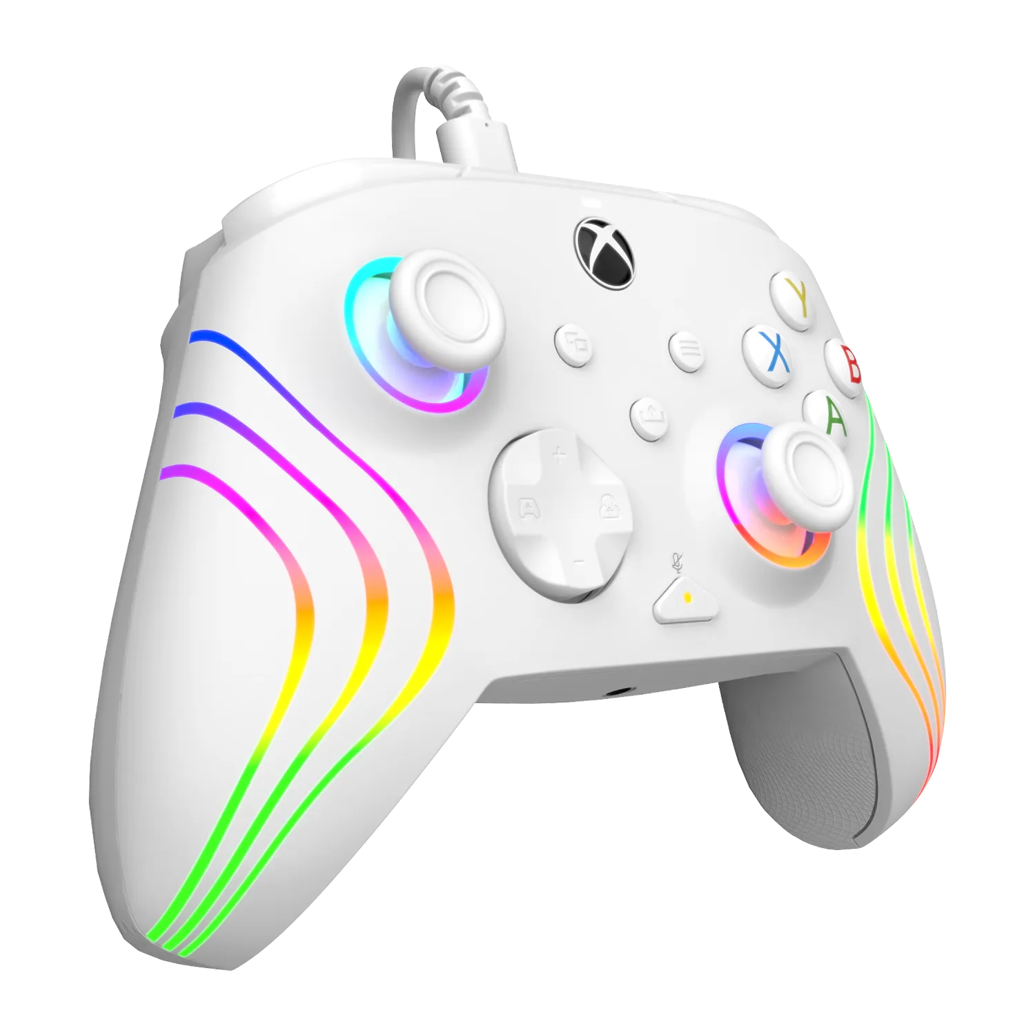 Xbox Series X|S & PC White Afterglow Wave Controller