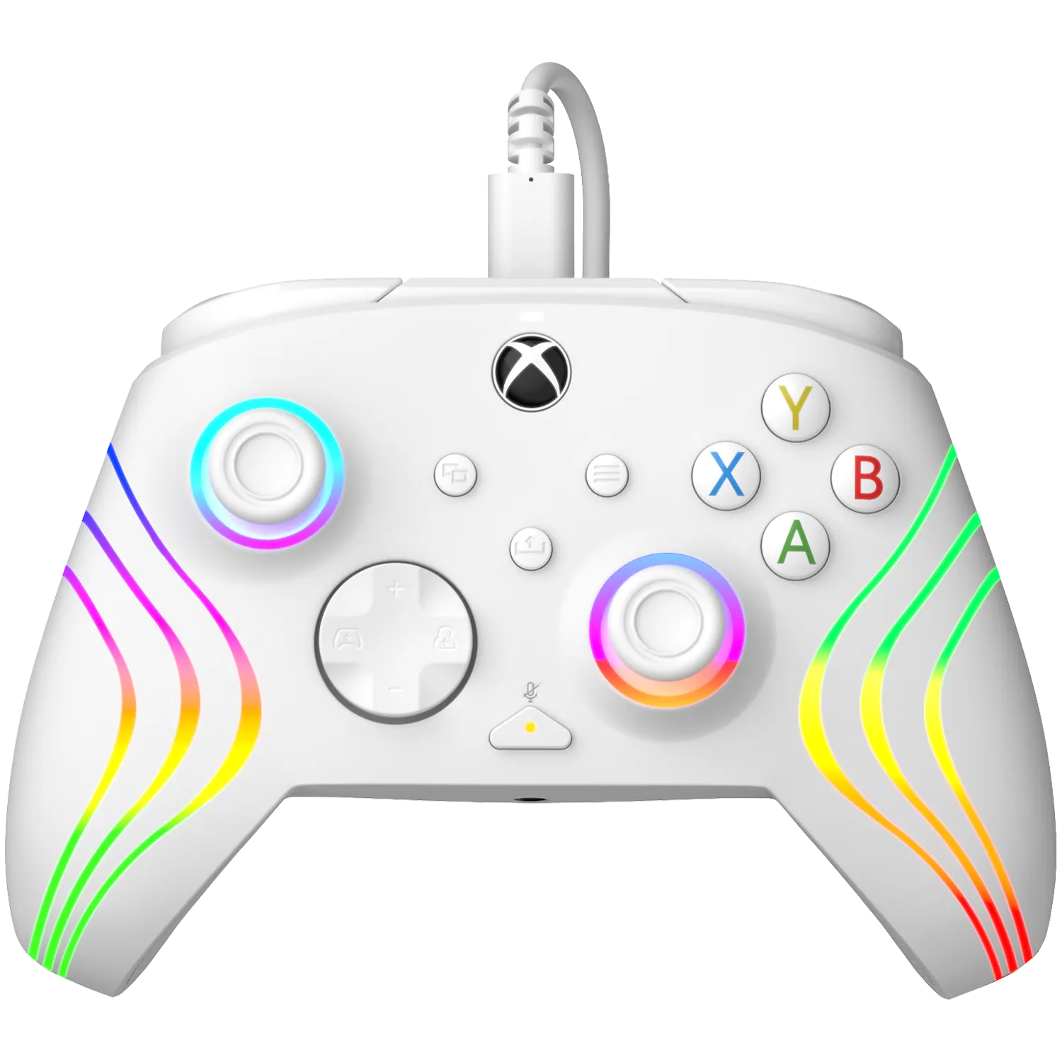 Xbox Series X|S & PC White Afterglow Wave Controller