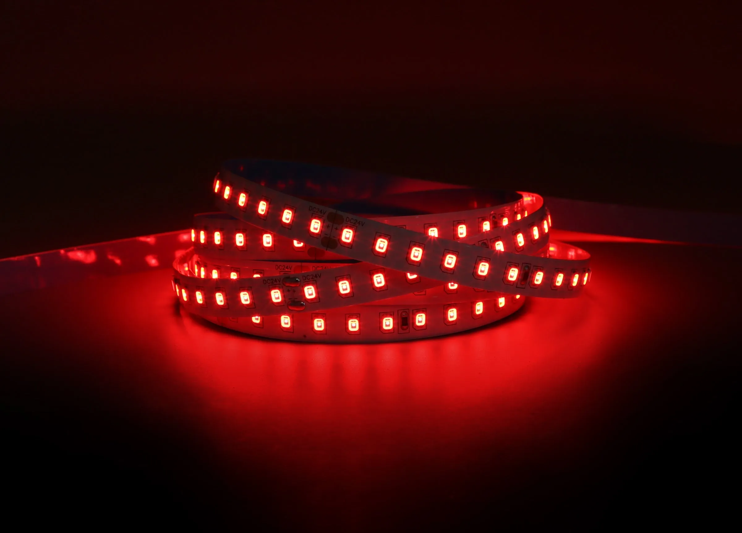 YUJILEDS® Red LED Flexible Strip - 120 LEDs/m - 5m/Reel