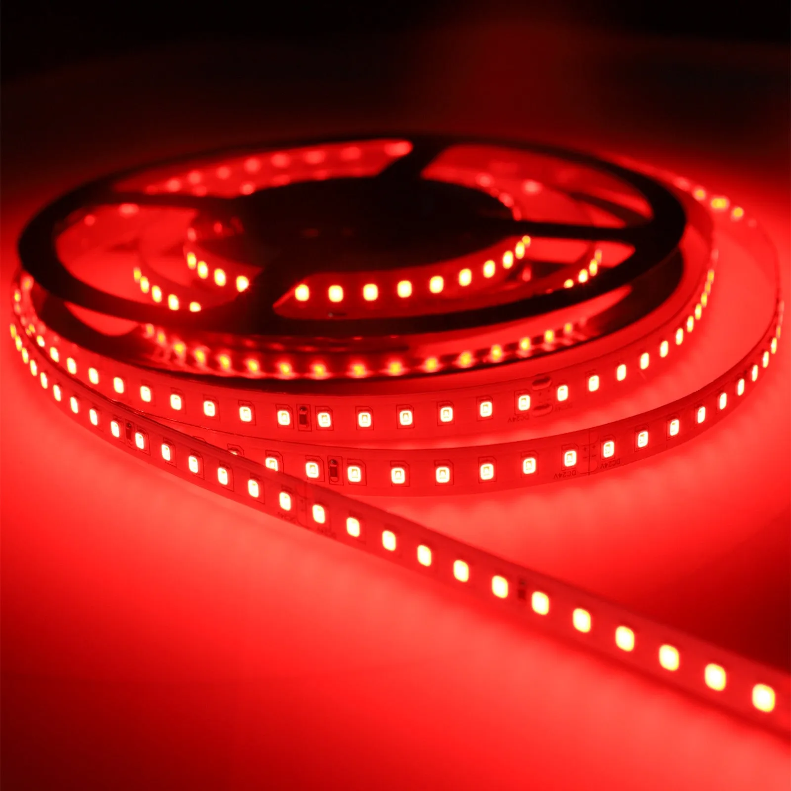 YUJILEDS® Red LED Flexible Strip - 120 LEDs/m - 5m/Reel