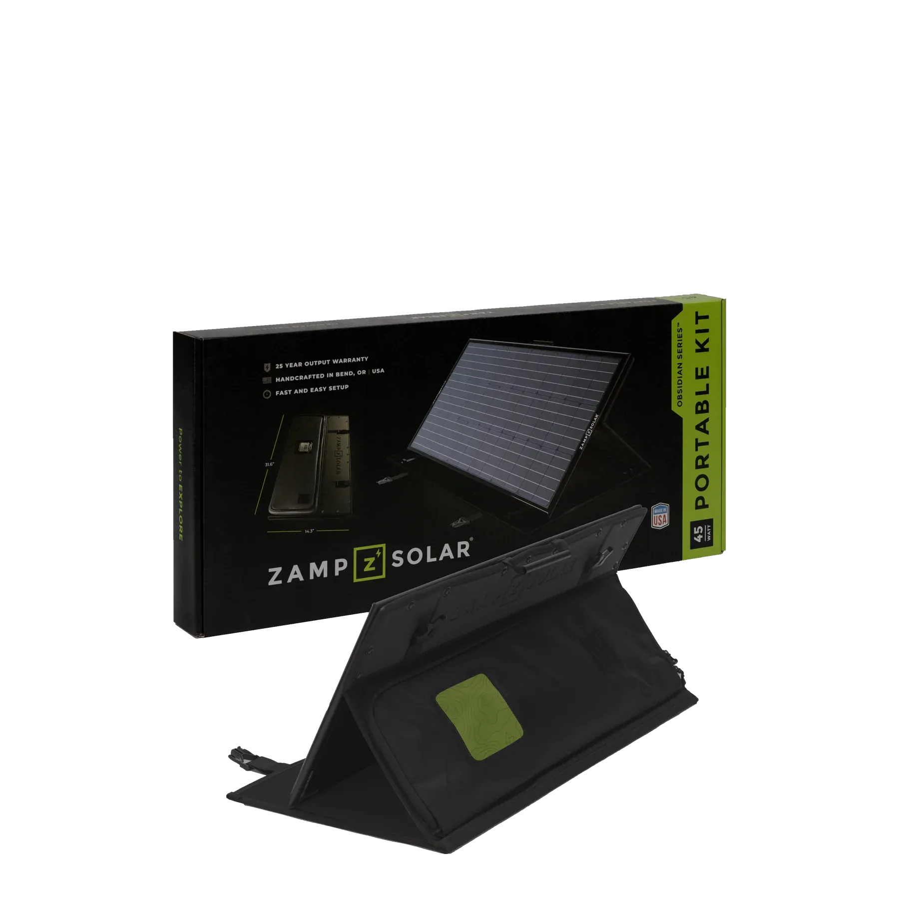 ZAMP SOLAR | Obsidian Series 145 Watt Combo Kit Regulated